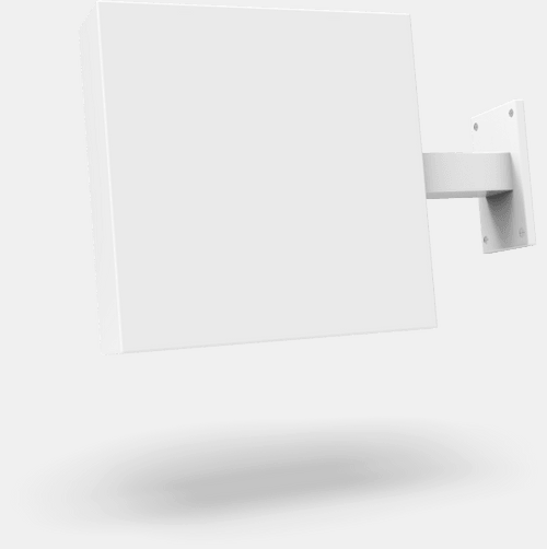 Square Store Sign Mockup