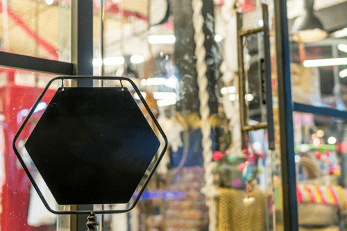 Outdoor Store Sign Mockup