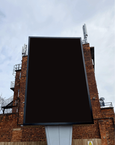 Vertical Digital Billboard Mockup