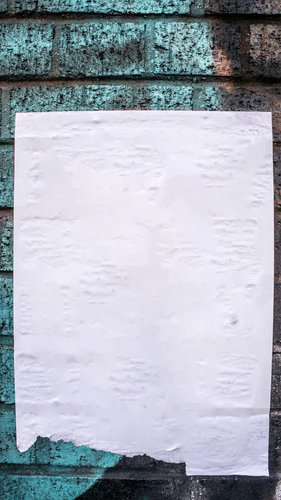 Weathered Street Poster Mockup