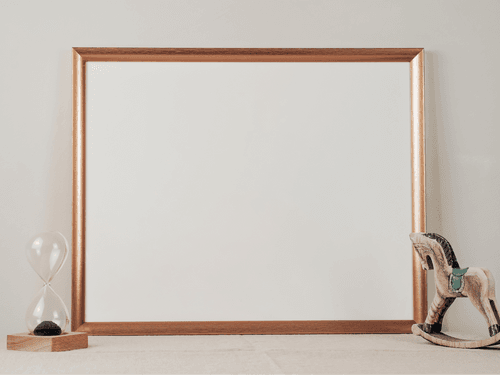 Landscape Gold Frame Mockup