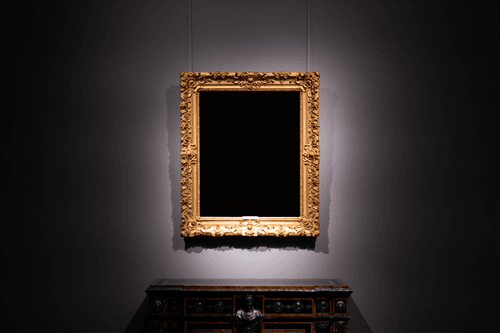 Museum Gold Frame Mockup