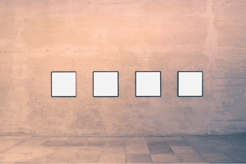 Four Frames Gallery Mockup