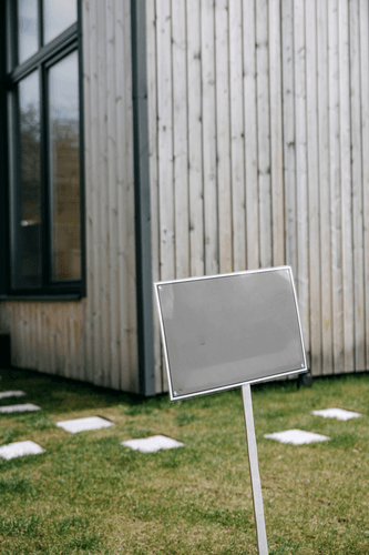 Lawn Yard Sign Mockup