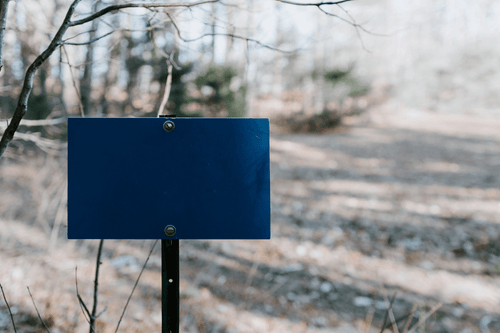 Forest Yard Sign Mockup
