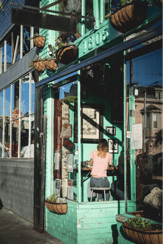 Restaurant Sign Logo Mockup