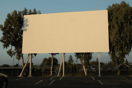 White Billboard Mockup