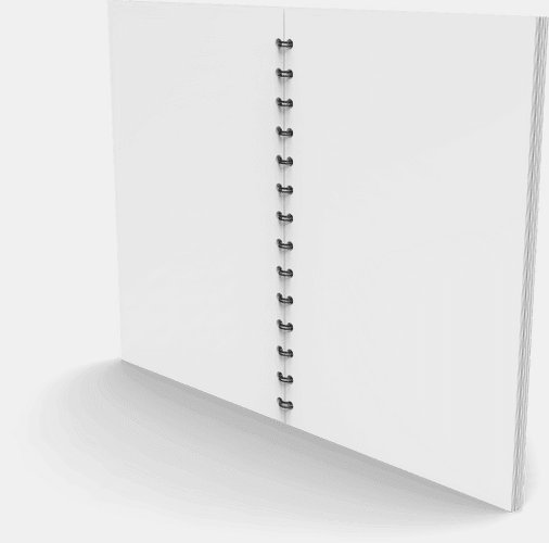 Threadless Spiral Notebook Mockup