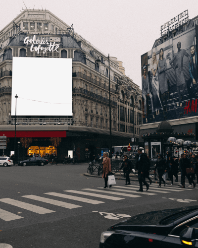 Street Billboard Mockup