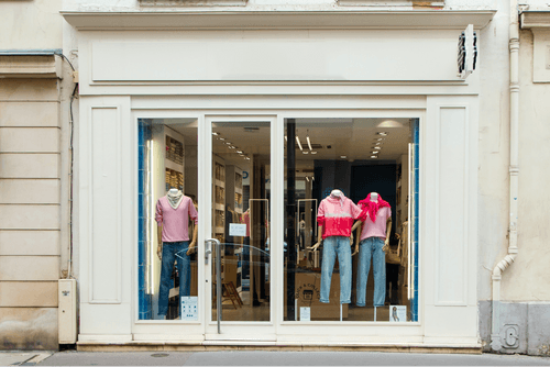 Store Front Sign Mockup