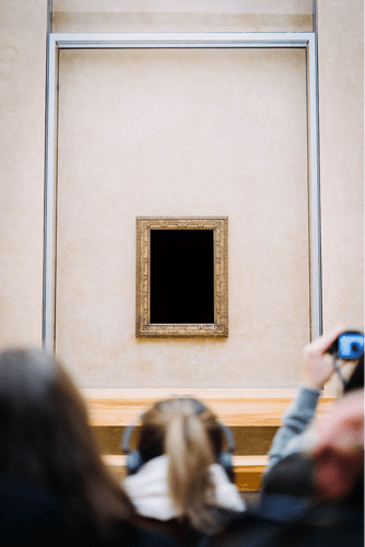 Gold Portrait Gallery Wall Mockup
