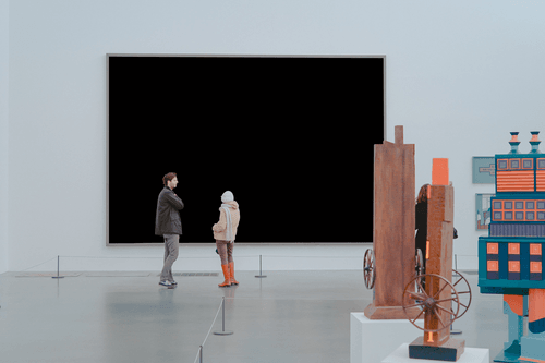 Large Black Gallery Wall Mockup