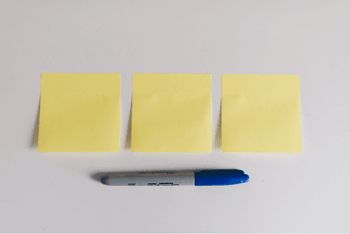 Three Sticky Note Mockups