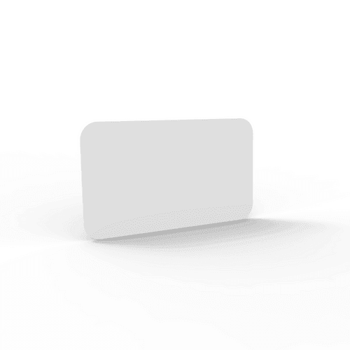 Clean Horizontal Rounded Business Card Mockup
