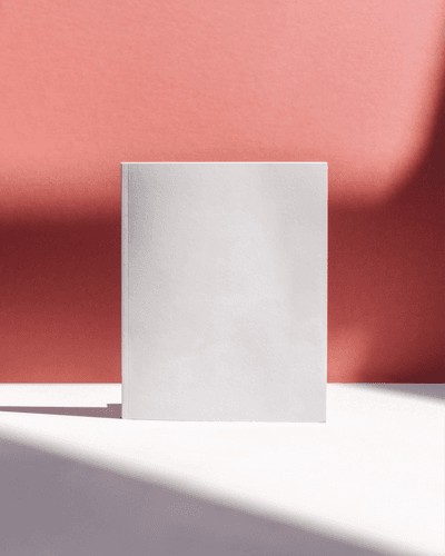 Book Cover Mockup Front View