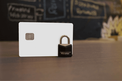 White Credit Card Mockup