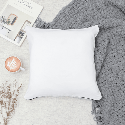 White Square Pillow Mockup