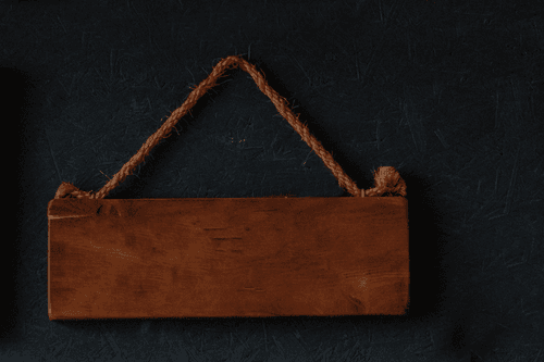 Wood Sign Mockup