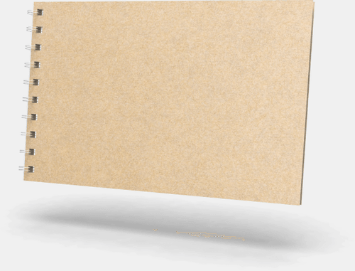 Realistic Sketchbook Mockup