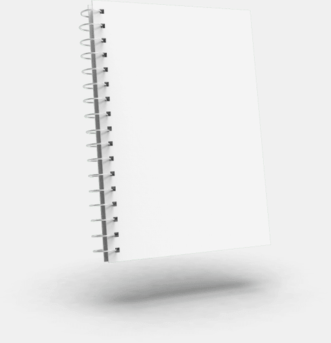 Best Charming Spiral Notebook Mockup