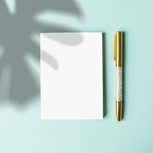 Shadow Journal Mockup Top View