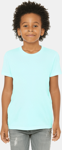 Kid In Sky Blue Bella Canvas Mockup