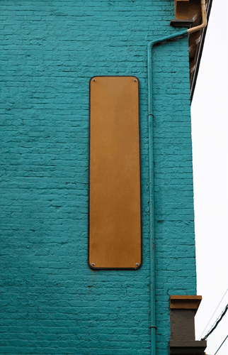 Wall Mounted Logo Mockup