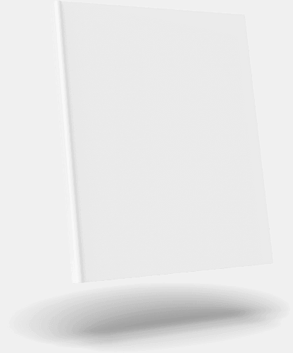 Hardcover Letter Size 8.5x11 Book Mockup