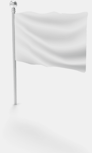 Waving Brand Flag Mockup