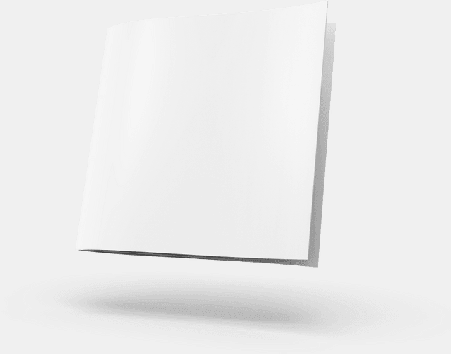 Perfect Binding Square Brochure Mockup