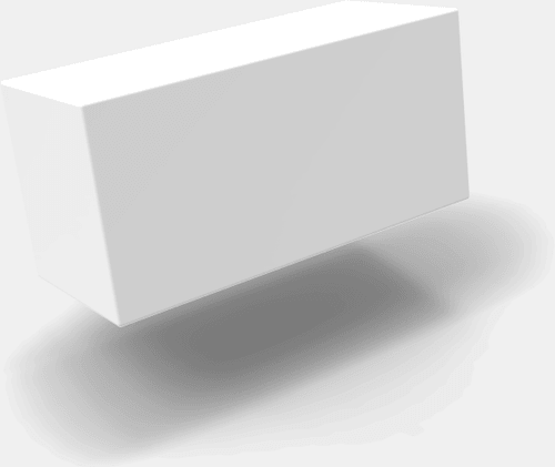 Floating White Rectangle Box Mockup