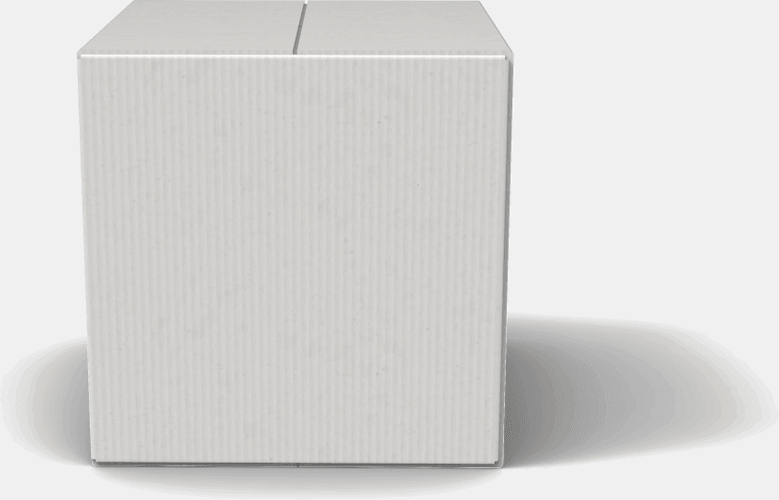 Premium Cardboard Box Mockup