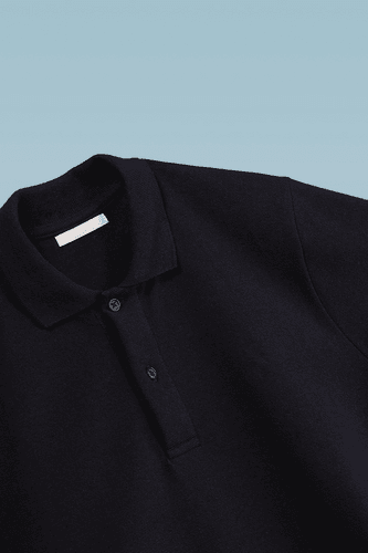 Black Regular Fit Polo Shirt Mockup