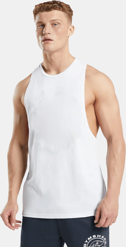 Man Standing In White Tank Top Mockup