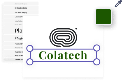Customize text by changing the font, size, color, etc.