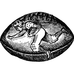 Football Player Svg Vector